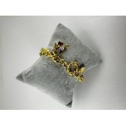 Gold  Ayarlanabilir Desenli Bileklik